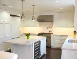 Kitchen with LED Tape Light