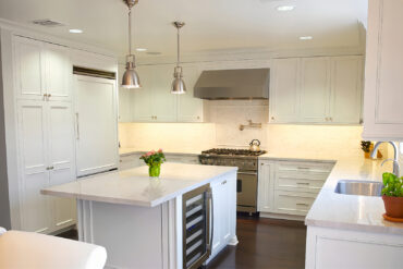 Kitchen with LED Tape Light