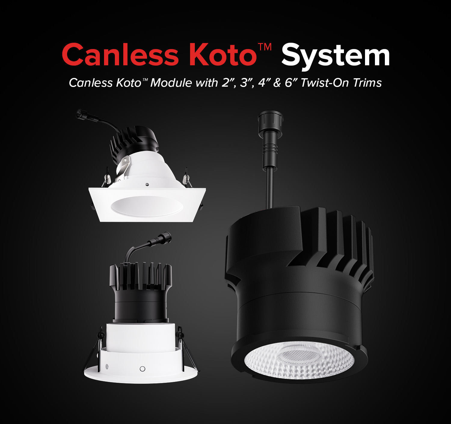 ELCO Canless Koto recessed lighting system