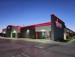 Keystone LED lighting at a commercial facility