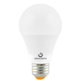 Green Creative 98562 9A19/927/277V High CRI LED A19 Lamp - 9W