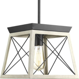 Progress Lighting Briarwood Mini Pendant - 120V - Graphite