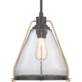 Progress Lighting Range 1-Light Pendant - 120V - Antique Bronze