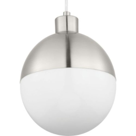 Progress Lighting Globe 8" LED Pendant - 3000K - 120V - Brushed Nickel