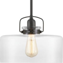 Progress Lighting Calhoun 1-Light Pendant - 120V - Antique Bronze