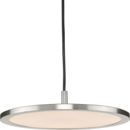 Progress Lighting Everlume LED Pendant - 3000K - 120V - Brushed Nickel