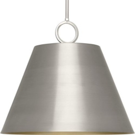 Progress Lighting Parkhurst 18" 3-Light Pendant - 120V - Brushed Nickel
