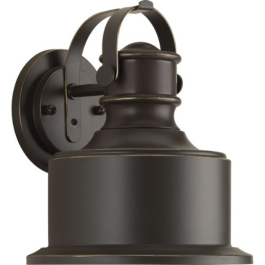 Progress Lighting Callahan LED Small Outdoor Wall Lantern - 3000K - 120V - Antique Bronze