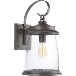 Progress Lighting Conover 1-Light Large Outdoor Wall Lantern - 120V - Antique Pewter