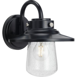 Progress Lighting Tremont 1-Light Outdoor Wall Lantern - 120V - Matte Black