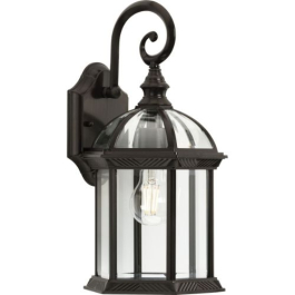 Progress Lighting Dillard 1-Light Medium Outdoor Wall Lantern - 120V - Antique Bronze