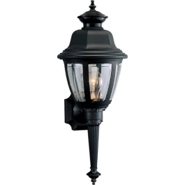 Progress Lighting Non-Metallic 1-Light Outdoor Wall Lantern - 120V - Textured Black