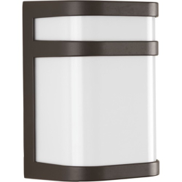 Progress Lighting Valera Small LED Outdoor Wall Lantern - 3000K - 120V - Architectural Bronze