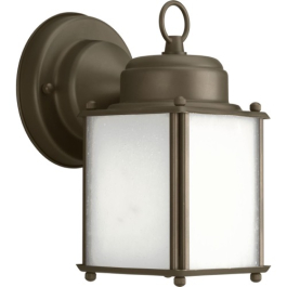 Progress Lighting Roman Coach 1-Light Outdoor Wall Lantern - 120V - Antique Bronze