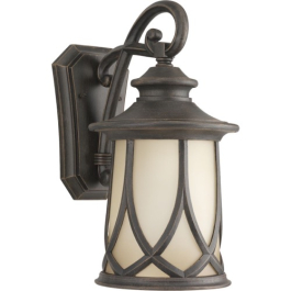 Progress Lighting Resort 1-Light Medium Outdoor Wall Lantern - 120V - Aged Copper