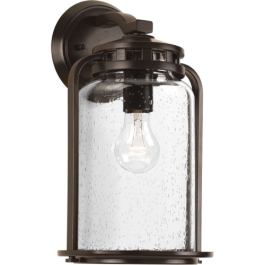 Progress Lighting Botta 1-Light Medium Outdoor Wall Lantern - 120V - Antique Bronze