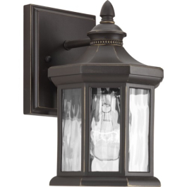 Progress Lighting Edition 1-Light Small Outdoor Wall Lantern - 120V - Antique Bronze