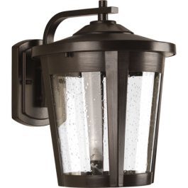 Progress Lighting East Haven Large LED Outdoor Wall Lantern - 3000K - 120V - Antique Bronze