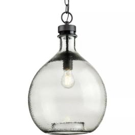 Progress Lighting Zin 1-Light Pendant - 120V - Graphite