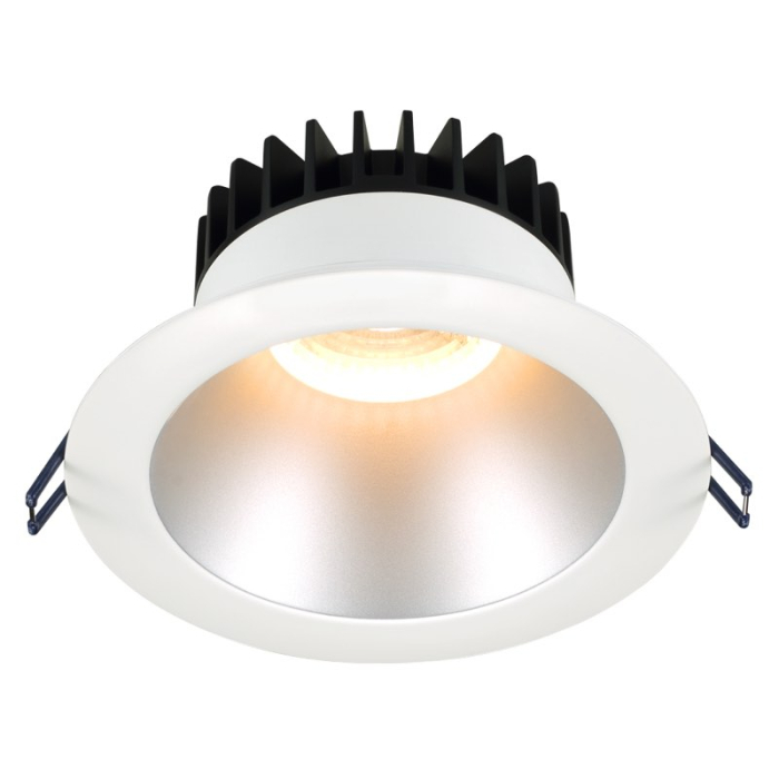 Lotus LD6R-30K-SR-WT 18 Watt 6" Deep Regressed LED Downlight - Silver  Reflector - White Trim - 3000K - 1,550 Lumens - 120V | PROLIGHTING