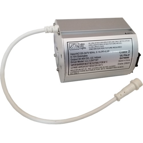 Lotus LLL-LD0716-T 0-10V Dimming Driver for LL3G / LRG3 / LSG3 Models ...