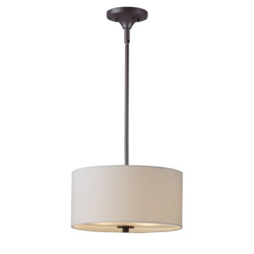 Maxim Lighting Bongo 13" 2-Light Pendant Light - 120V - Oil Rubbed Bronze