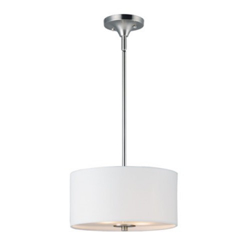 Maxim Lighting Bongo 13" 2-Light Pendant Light - 120V - Satin Nickel