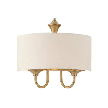 Maxim Lighting Bongo 1-Light Wall Sconce - 120V - Natural Aged Brass