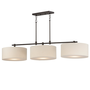 Maxim Lighting Bongo 3-Light Pendant - 120V - Oil Rubbed Bronze