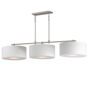 Maxim Lighting Bongo 3-Light Pendant - 120V - Satin Nickel