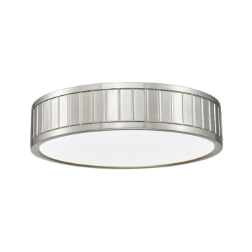 Z-Lite Madison 12" LED Flush Mount - 24W - CCT Selectable - 1,640 Lumens - 120V - Brushed Nickel