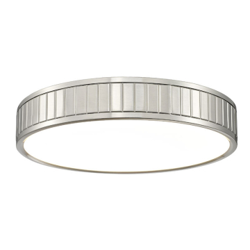Z-Lite Madison 16" LED Flush Mount - 40W - CCT Selectable - 2,800 Lumens - 120V - Brushed Nickel