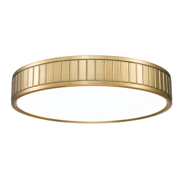 Z-Lite Madison 16" LED Flush Mount - 40W - CCT Selectable - 2,820 Lumens - 120V - Modern Gold