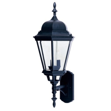 Maxim Lighting Westlake Die Cast 3-Light Outdoor Wall Lantern - 120V - Black
