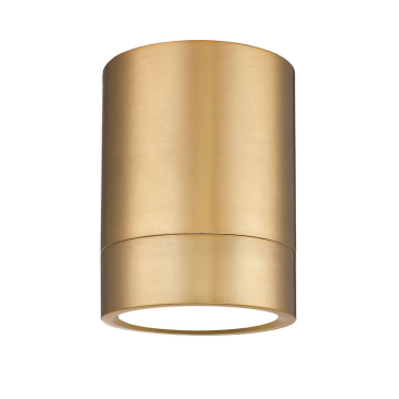 Z-Lite Algar 6" LED Flush Mount - 18W - CCT Selectable - 560 Lumens - 120V - Modern Gold