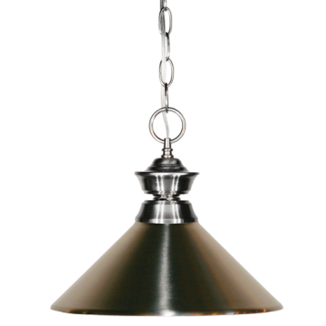 Z-Lite 14" 1-Light Pendant - 120V - Brushed Nickel