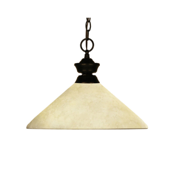 Z-Lite Chance 1-Light Pendant - 120V - Bronze / Golden Mottle