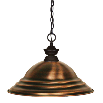 Z-Lite Shark 1-Light Pendant - 120V - Bronze / Antique Copper
