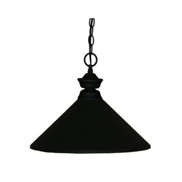 Z-Lite 14" 1-Light Pendant - 120V - Matte Black