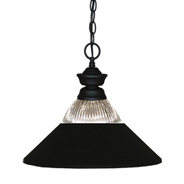 Z-Lite Shark 1-Light Pendant - 120V - Matte Black