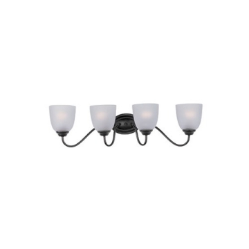 Maxim Lighting Stefan 4-Light Bath Vanity Light - 120V - Black