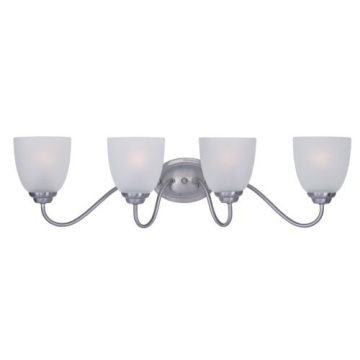 Maxim Lighting Stefan 4-Light Bath Vanity Light - 120V - Satin Nickel