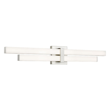 Z-Lite Zane 32" 2-Light LED Vanity - 32W - CCT Selectable - 2,230 Lumens - 120V - Brushed Nickel