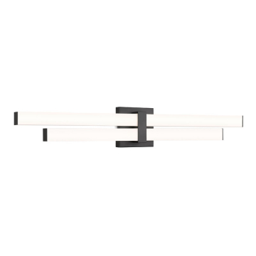 Z-Lite Zane 32" 2-Light LED Vanity - 32W - CCT Selectable - 2,300 Lumens - 120V - Matte Black