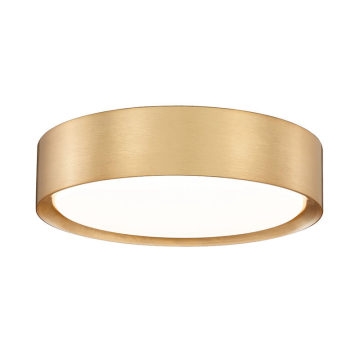 Z-Lite Kawan 12" LED Flush Mount - 24W - CCT Selectable - 1,097 Lumens - 120V - Modern Gold