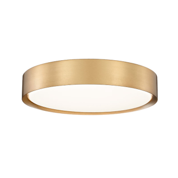 Z-Lite Kawan 16" LED Flush Mount - 40W - CCT Selectable - 1,998 Lumens - 120V - Modern Gold