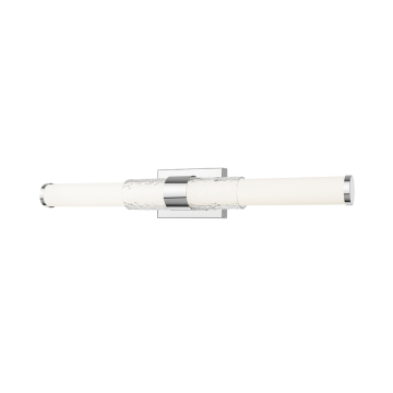 Z-Lite Egon 32" LED 1-Light Vanity - 32W - CCT Selectable - 2,020 Lumens - 120V - Chrome / Matte Opal