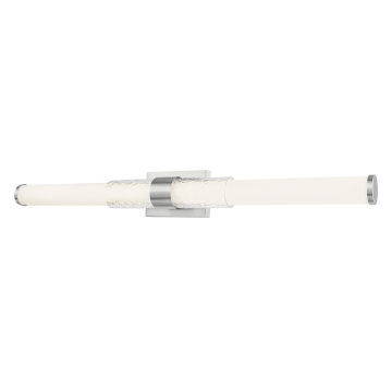 Z-Lite Egon 40" LED 1-Light Vanity - 40W - CCT Selectable - 2,300 Lumens - 120V - Brushed Nickel / Matte Opal