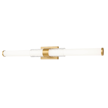 Z-Lite Egon 40" LED 1-Light Vanity - 40W - CCT Selectable - 2,130 Lumens - 120V - Modern Gold / Matte Opal