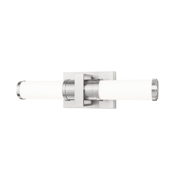 Z-Lite Idris 18" LED 1-Light Vanity - 20W - CCT Selectable - 980 Lumens - 120V - Brushed Nickel / Opal White